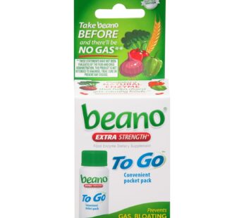 beano To Go Gas Prevention, Food Enzyme Dietary Supplement, Help Digest Gas-Causing Foods,