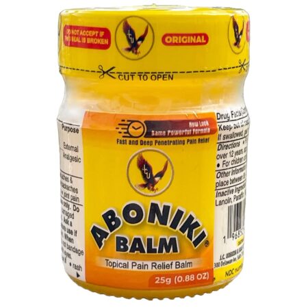 Aboniki Balm (1 Glass Jar) ? Powerful Topical Analgesic for Sore Muscles and Joints.