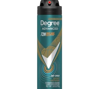 Degree Men Antiperspirant Deodorant Dry Spray Sport Defense 72-Hour Sweat and Odor Protect