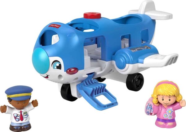 Fisher-Price Little People Musical Toddler Toy Travel Together Airplane with Lights Sounds