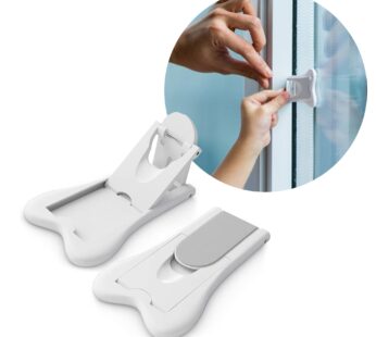 Child Safety Locks for Cabinets and Drawers, Sliding Door Lock, Easy-to-Install Cabinet Lo