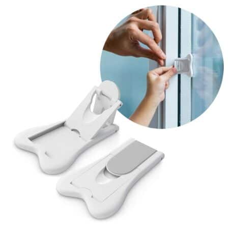 Child Safety Locks for Cabinets and Drawers, Sliding Door Lock, Easy-to-Install Cabinet Lo