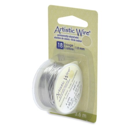 Artistic Wire 18 Gauge Stainless Steel Craft Jewelry Wrapping Wire, 4 yd - Image 2