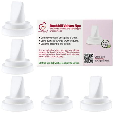 Nenesupply 5 pc Duckbill Valves Compatible with Medela and Spectra Pump Parts Use on Spect - Image 2