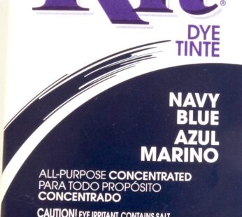 Rit Concentrated Powdered Fabric Dye, Navy Blue 1.13 oz ( Pack of 3)