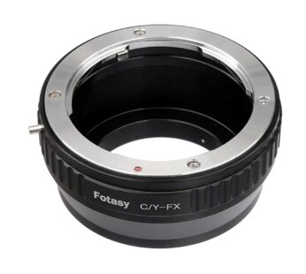Fotasy Contax Yashica C/Y Lens to Fuji X Adapter, CY Lens X Mount Adapter, Compatible with