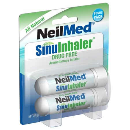 NeilMed SinuInhaler Natural Non Medicated Aromatherapy Inhaler (Bonus Pack) 2 Count (Pack