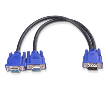 Cable Matters 1ft Full HD 1080P VGA Splitter Cable (VGA Y Cable) for Screen Duplication –