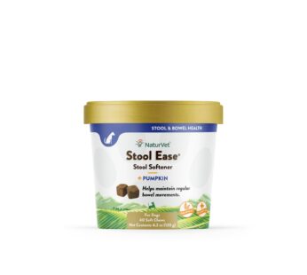 NaturVet   Stool Ease for Dogs   40 Soft Chews   Helps Maintain Regular Bowel Movements