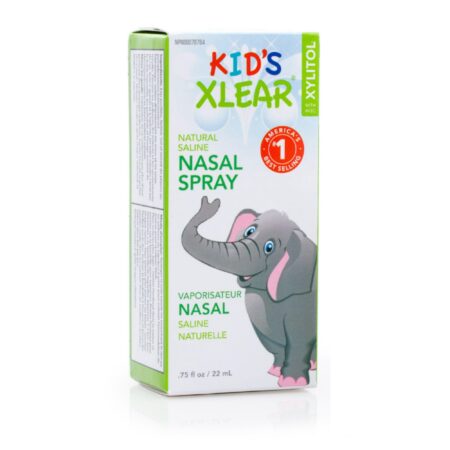 Xlear Kids' Nasal Spray, Natural Saline Nasal Spray for Kids with Xylitol, Daily Nasal Dec