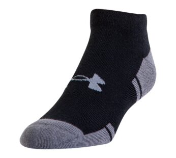 Under Armour Adult Resistor 3.0 Low Cut Socks, Multipairs, Black/Graphite (6-Pairs), Large