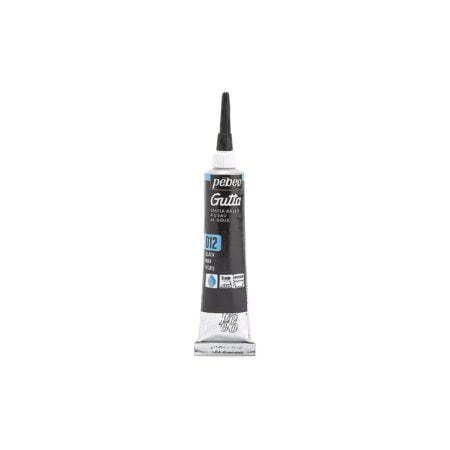 Pebeo Setasilk Silk Painting Water Based Gutta 20-Milliliter Tube, Black, 0.68 Fl Oz (Pack - Image 2