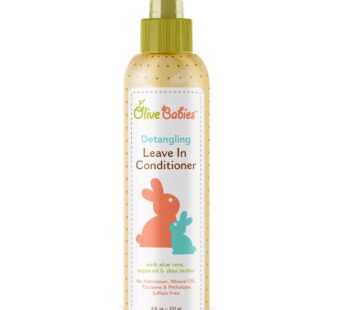 Olive Babies Hair Detangling Leave-in Conditioner Spray, 8 Ounce