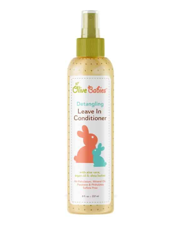 Olive Babies Hair Detangling Leave-in Conditioner Spray, 8 Ounce