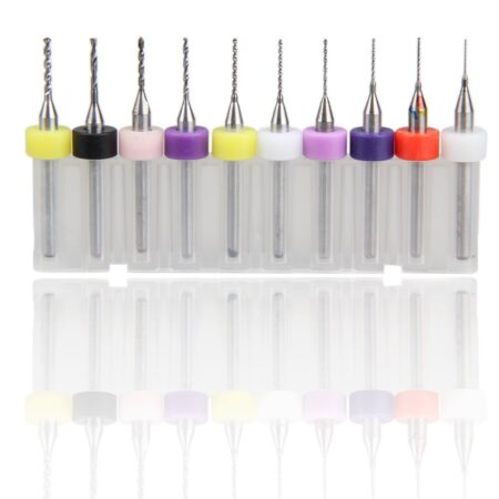 10Pcs PCB Print Circuit Board Carbide Micro Drill Bits 0.3mm to 1.2 mm by Zuela - Image 2