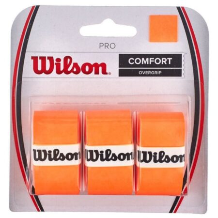 WILSON Pro Overgrip Comfort - 3 Pack - Burn Orange