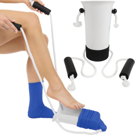 Vive Sock Aid - Easy On and Off Stocking Slider - Donner Pulling Assist Device - Sock Help