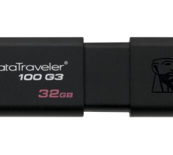 Kingston 32GB 100 G3 USB 3.0 DataTraveler (DT100G3/32GB) Black