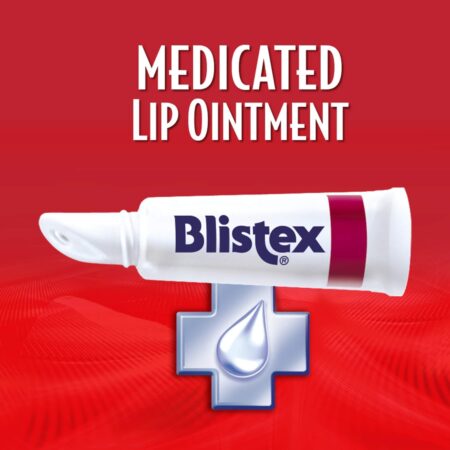 Blistex Medicated Lip Ointment for Dryness and Cold Sores, 0.21oz - PACK OF 2 - Image 4