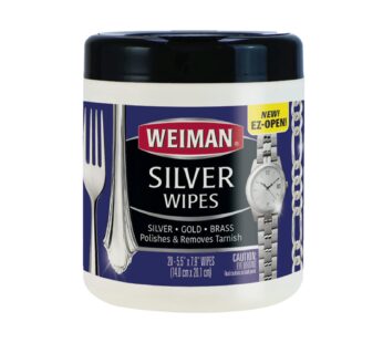 Weiman Jewelry Polish Cleaner, Tarnish Remover Wipes – 20 Count – Use on Silver Jewelry An