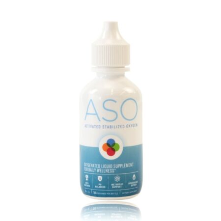 ASO 35% 350,000ppm Activated STABILIZED Liquid Oxygen 2 OZ Bio-Available Oxygen-Enhanced F