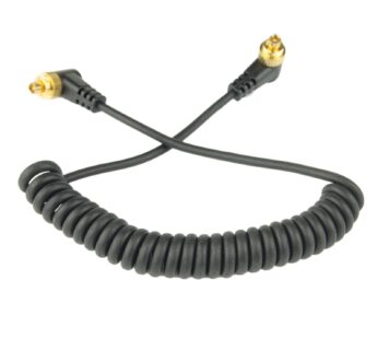 DSLRKIT Male to Male M-M Flash PC Sync Cable Cord with Screw Lock