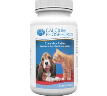 Pet-Ag Calcium Phosphorus Tablets – 50 Tablets – Daily-Use, Chewable Supplement for Dogs &