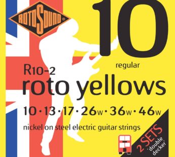 Rotosound Roto Yellows Double Deckers Electric Guitar Strings 2-Pack