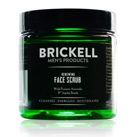 Brickell Men's Renewing Face Scrub for Men, Natural and Organic Deep Exfoliating Facial Sc - Image 2