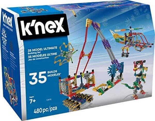 K NEX   35 Model Building Set   480 Pieces   For Ages 7+ Construction Education Toy (Amazo