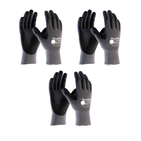 Maxiflex 34-874 Ultimate Nitrile Grip Work Gloves, Medium, 3 Piece - Image 2