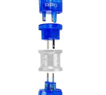 Ceptics Travel Adapter Plug Compact Worldwide International Kit – Works in Europe, Asia, C