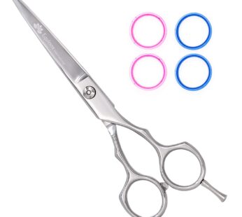 Equinox Barber & Salon Styling Series, Barber Hair Cutting Scissors/Shears, 6.0″ Overall L