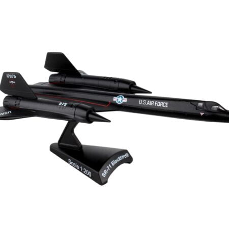 Daron Worldwide Trading SR-71 Blackbird Metal Vehicle (1:200 Scale), Black - Image 2