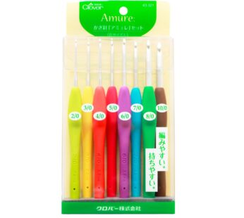 Clover 43-321 Amule Key Needles Set, Multiple Colors