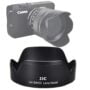 JJC LH-EW53 Dedicated Bayonet Lens Hood, Compatible with Canon EF-M 15-45mm f/3.5-6.3 is S