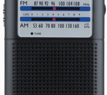 Kaito KA200 Pocket AM/FM Radio, Black