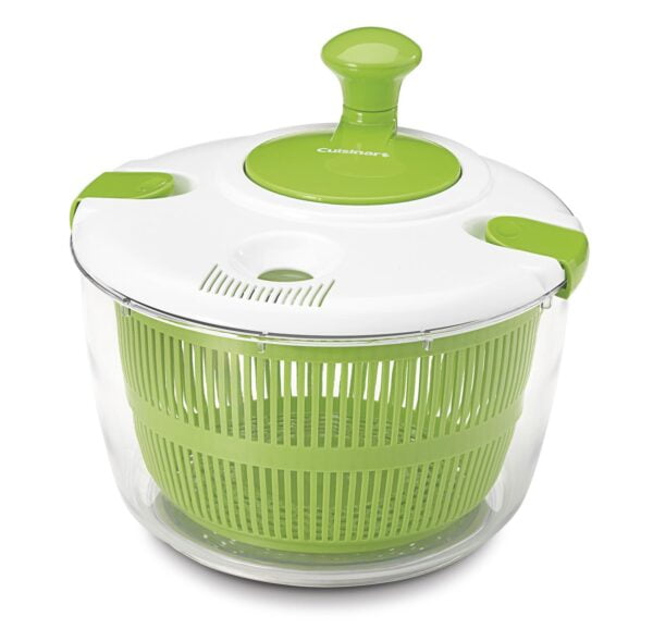 Cuisinart Large Salad Spinner- Wash, Spin & Dry Salad Greens, Fruits & Vegetables, 5qt, CT