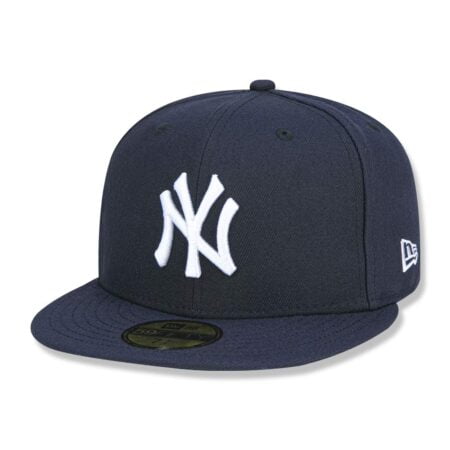 New Era Mens New York Yankees MLB Authentic Collection 59FIFTY Cap, Size 7 3/4