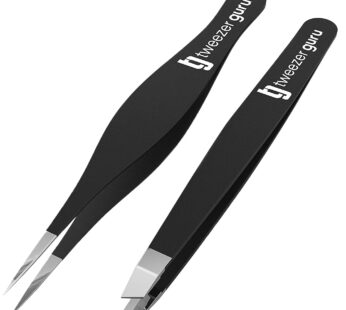 Tweezer Guru Ingrown Hair Tweezers – Pointed Precision Tweezers for Eyebrows & Ingrown Hai