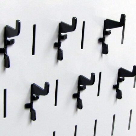Wall Control Pegboard Standard Slotted Hook Pack - Slotted Metal Pegboard Hooks for Wall C - Image 2