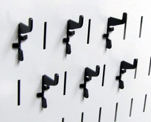 Wall Control Pegboard Standard Slotted Hook Pack - Slotted Metal Pegboard Hooks for Wall C