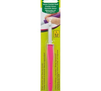 Clover 1055/L Amour Crochet Hook, Size L/8.0mm