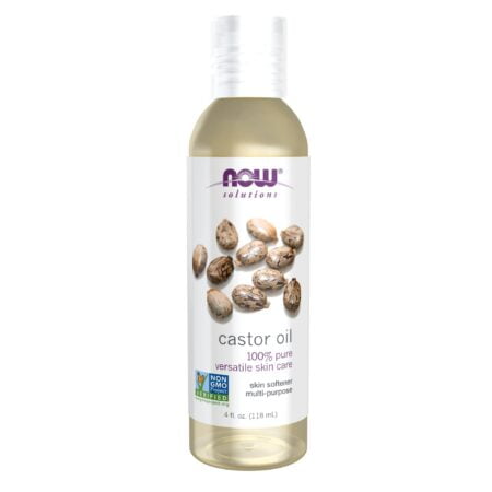 NOW Solutions, Castor Oil, 100% Pure Versatile Skin Care, Multi-Purpose Skin Softener, 4-O