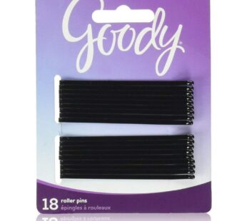 Goody Black Roller Pins, 3 inches 18 ea