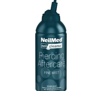 NeilMed NeilCleanse Piercing Aftercare, Fine Mist, 6.3 Fluid Ounce