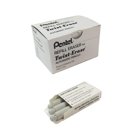 Pentel Refill Erasers For Pentel Twist-Erase Series Pencils - Pack of 36 (E10) - Image 2