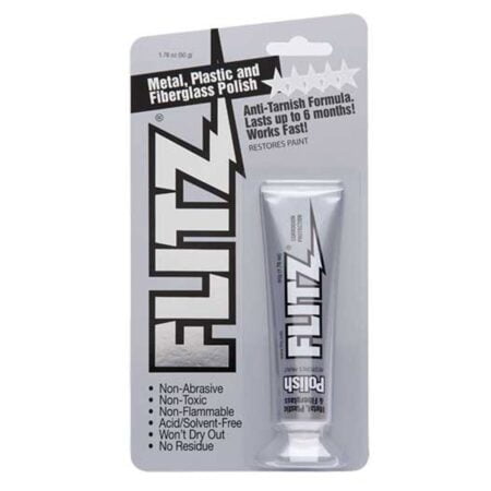 Flitz, Small BP 03511 Metal, Plastic and Fiberglass Polish with Paint Restorer, 1.76-Ounce