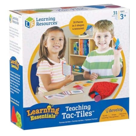 Learning Resources Teaching Tac-Tiles, Hands-on Learning, Ages 3+ - Image 2