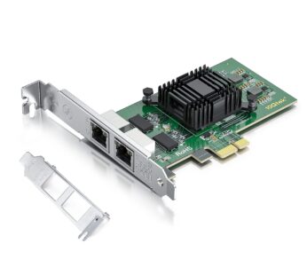Gigabit Dual NIC with Intel 82576 Chip, 1Gb Network Card Compare to Intel E1G42ET NIC, 2 R